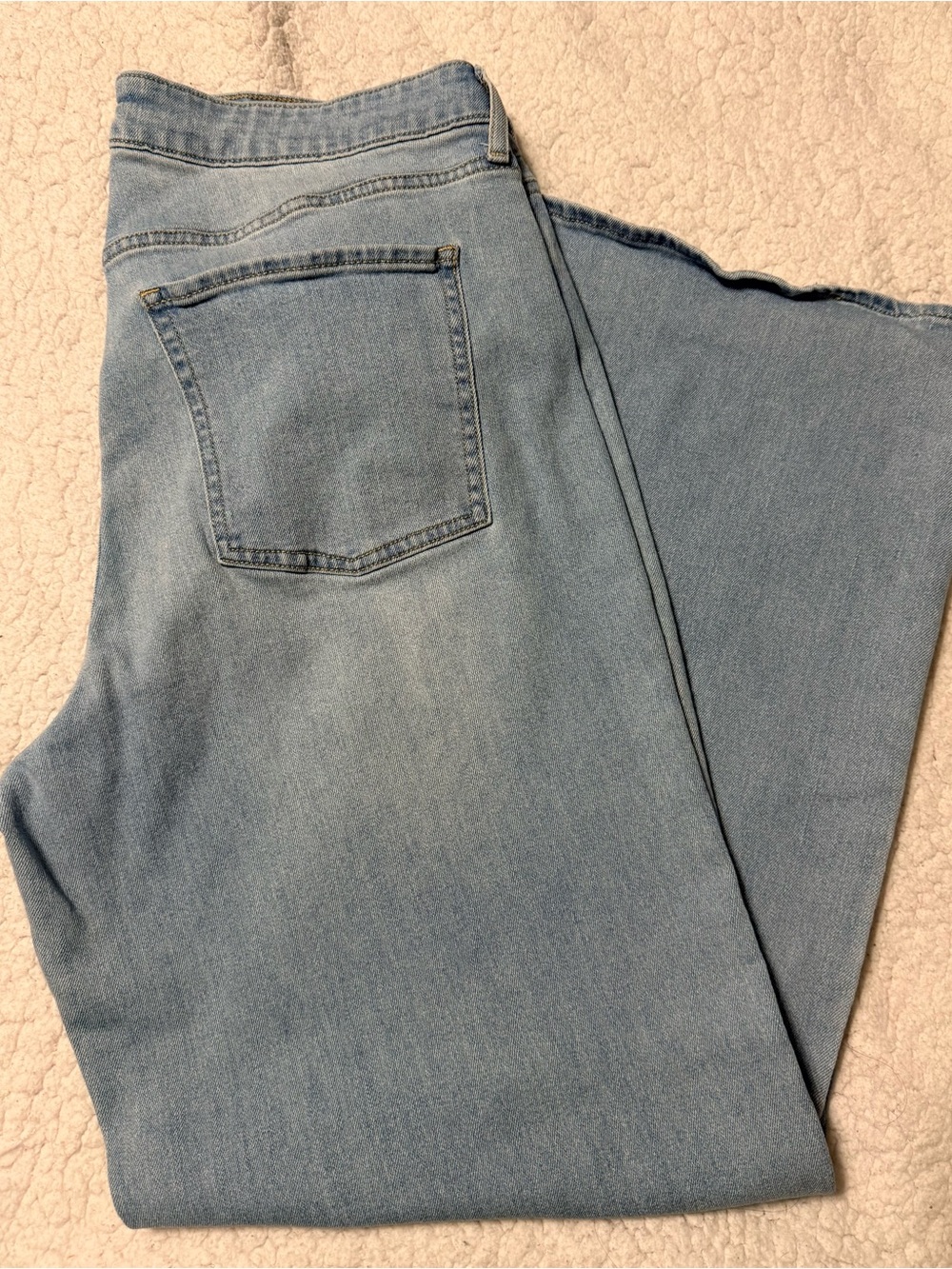 Old Navy Light Blue High-Rise Wide-Leg Jeans